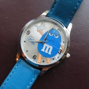 M and M's BLUE WATCH/ 2008 Mars/ gently worn/